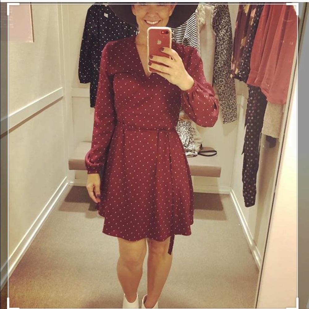 LOFT WRAP DRESS. NWOT.